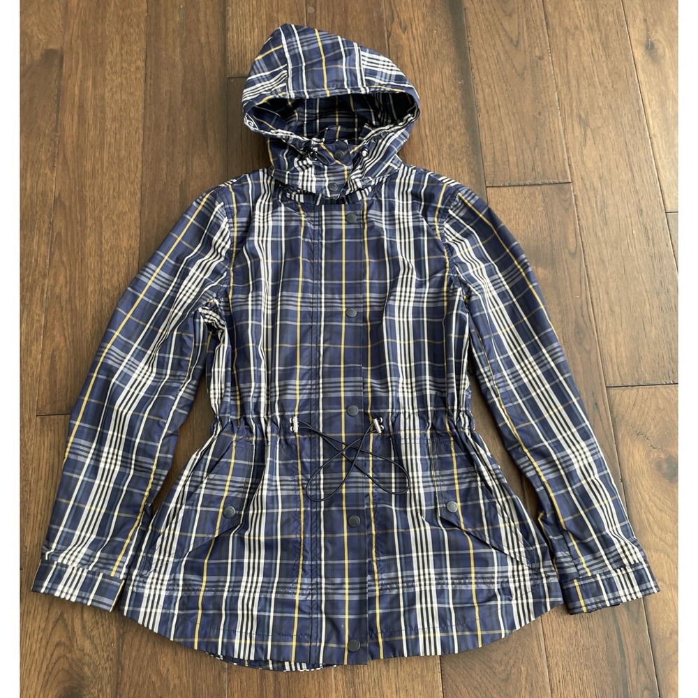 Brooks Brothers Womens Jacket Size 4 Blue Plaid Print - Picture 1 of 4